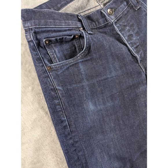 Rag & Bone Standard Issue Jeans Mens 29x27 Blue Dark Wash Fit 2 Slim Button Fly - Picture 10 of 15